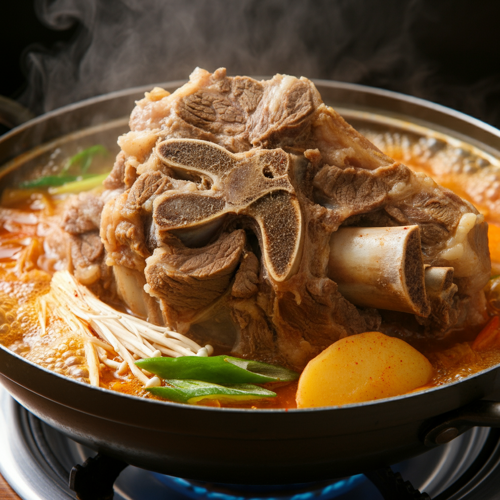 감자탕 (Gamjatang): Hearty Korean Braised Pork Bone Stew