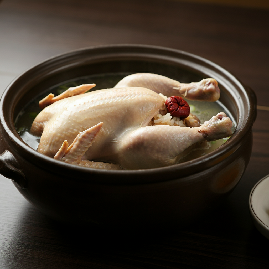 Samgyetang (Korean Ginseng Chicken Soup)