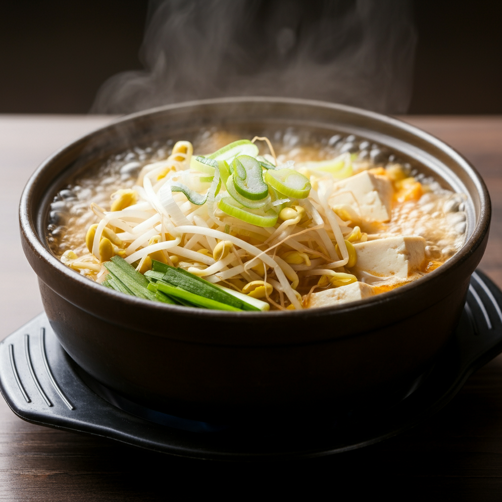 🍚 Kongnamul Gukbap (Soybean Sprout Soup Rice)