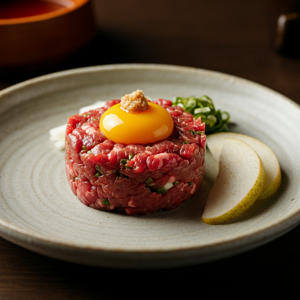Yukhoe (Korean Beef Tartare) – A Culinary Masterpiece